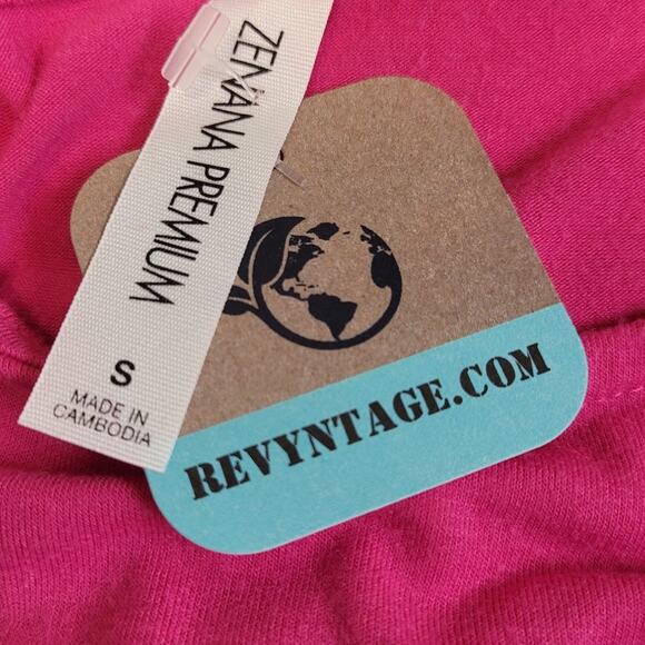 Hand Printed Upcycled Womens Small Real Woman Is Whatever She Wants to Be Shirt - Picture 5 of 5